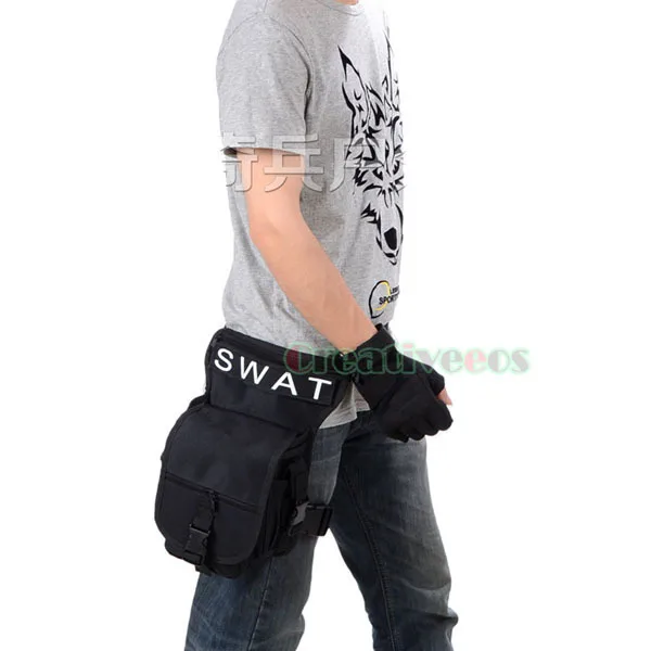 Для мужчин нейлон военный Путешествия мотоциклетные Хип бум Fanny Pack талии нога