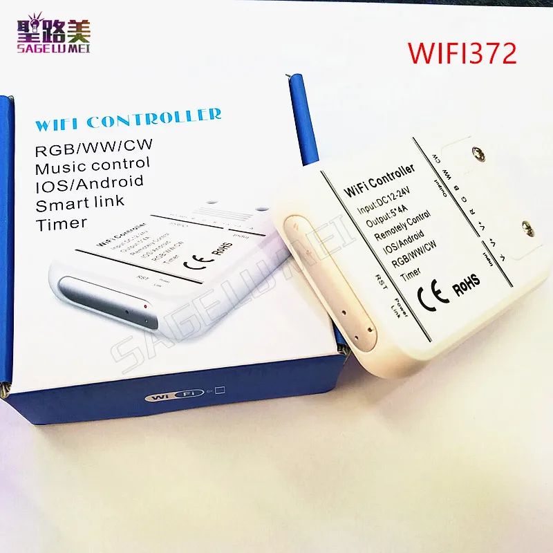 Светодиодный пульт дистанционного управления Wi Fi UFO RGB RGBW Радиочастотный Magic Home