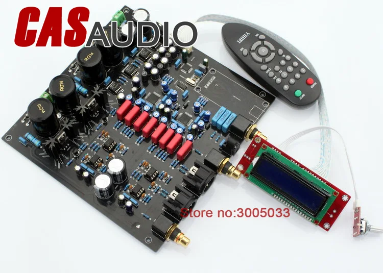 Deluxe Dual AK4497 AK4497EQ AK4118 32 бит 384K DSD DAC с дистанционным управлением удивительное звучание, опционально XMOS U8 USB
