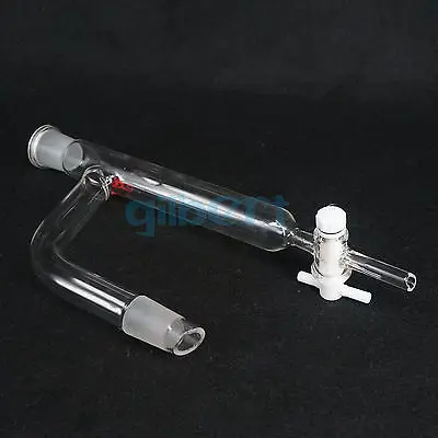 Лабораторный стеклянный декантор для масляной воды 24/29 сепаратор PTFE