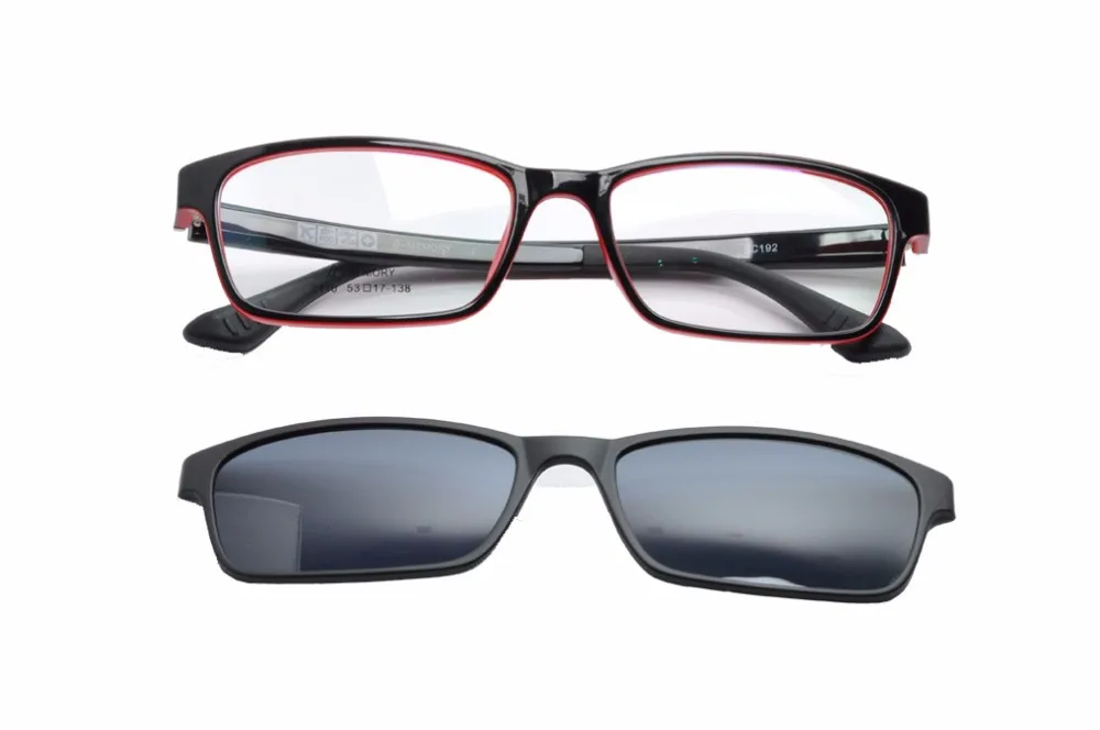 EV Frame With Magnetic Polarized Glasses Sunglasses Clip On Myopia Driving Purpose EV1409NEW|sunglasses clip on|polarized sunglassesclip on |