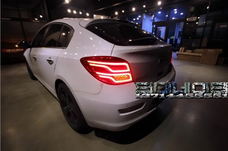 Автомобильный Стайлинг задние фонари для Chevrolet Cruze задние фары светодиодный задний фонарь задний багажник крышка лампы drl+ сигнал+ тормоз+ обратный