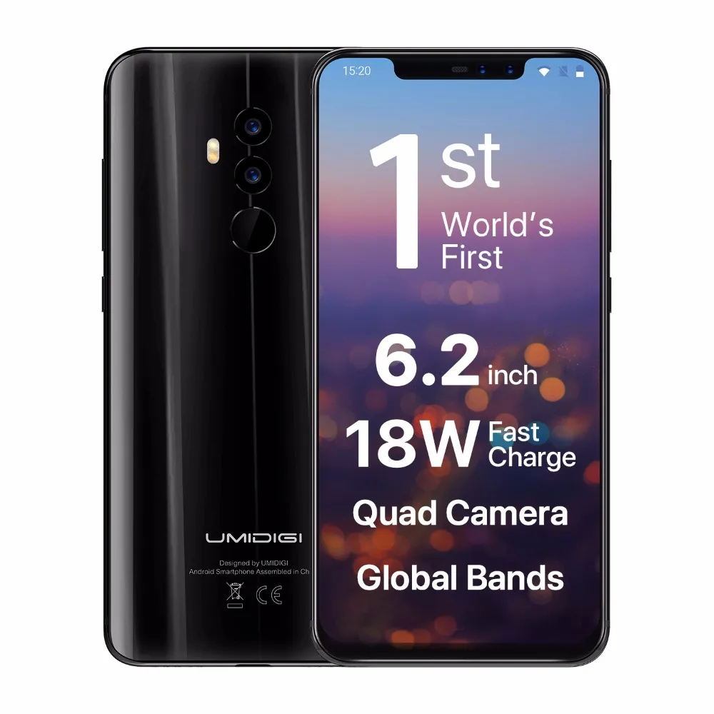 UMIDIGI Z2 специальное издание Helio P23 4 Гб 64 мобильный телефон 6 2 "FHD + Восьмиядерный