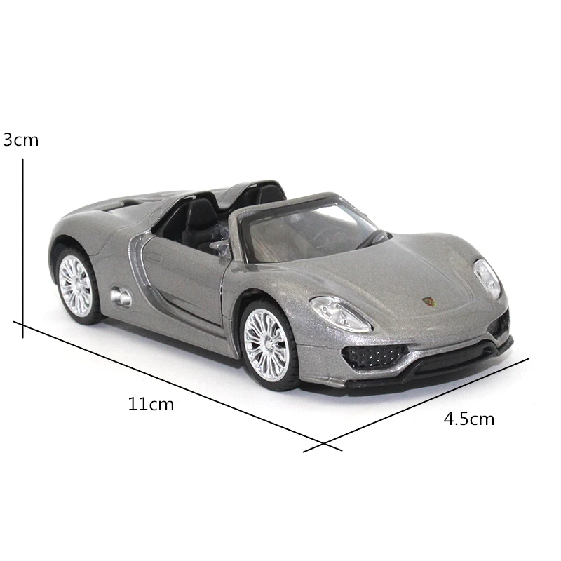 CAIPO 1:43 Porsche 918 литая под давлением модель автомобиля металлический материал