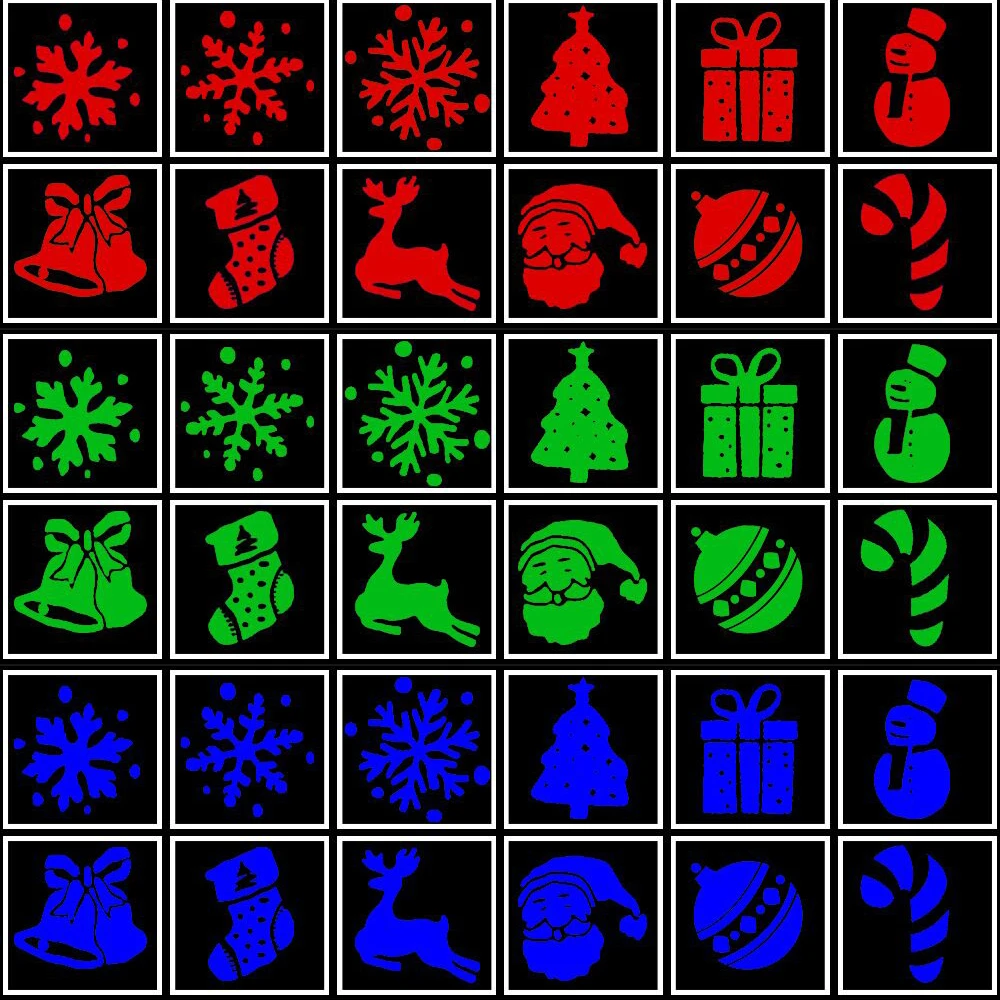 Сценическая лампа 3 Вт светодиодный лазерный проектор рождественские Огни
