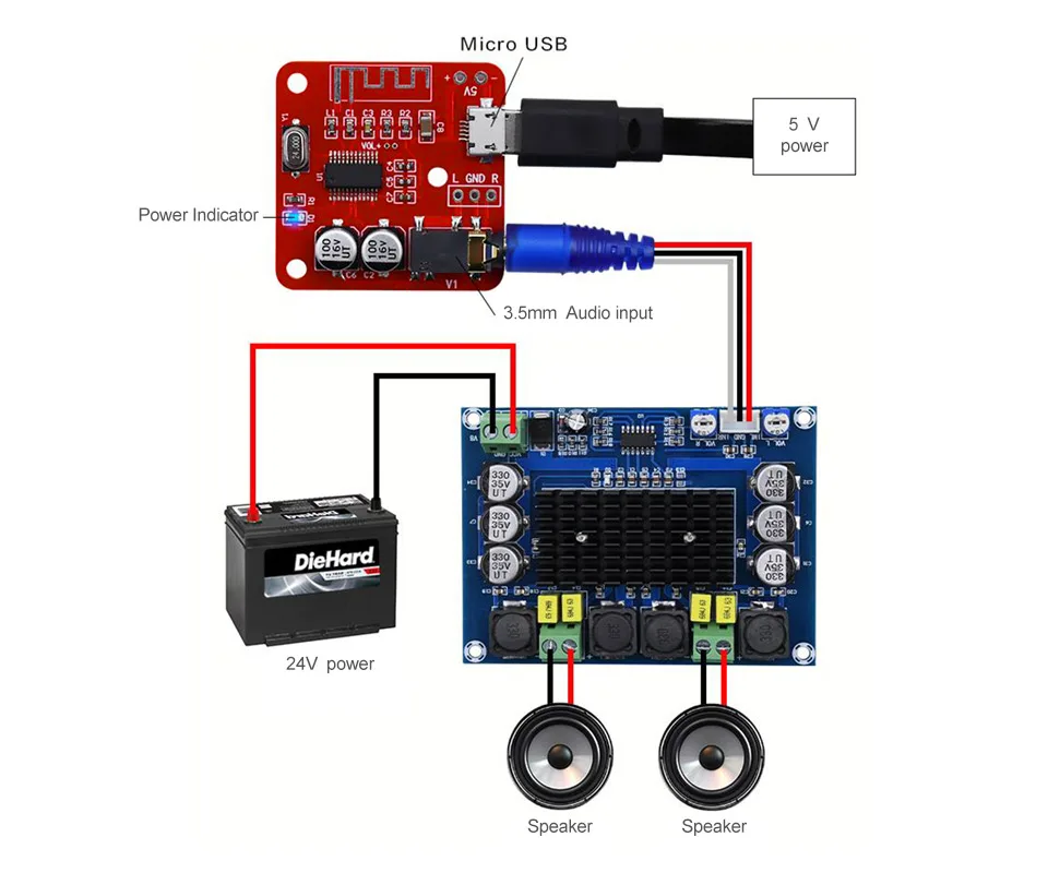 AIYIMA Bluetooth аудио приемник плата без потерь Bluetooth 4,2 Беспроводной MP3 декодирование доска Diy модифицированный беспроводной динамик