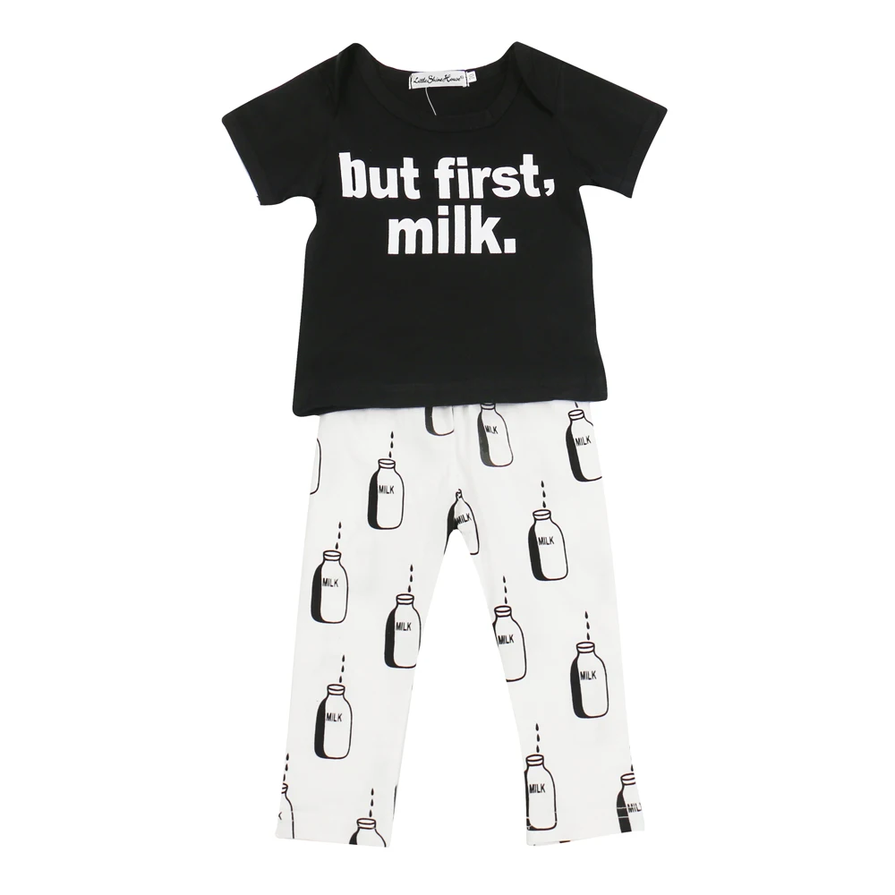 Детский летний комбинезон с буквами коротким рукавом | Мать и ребенок