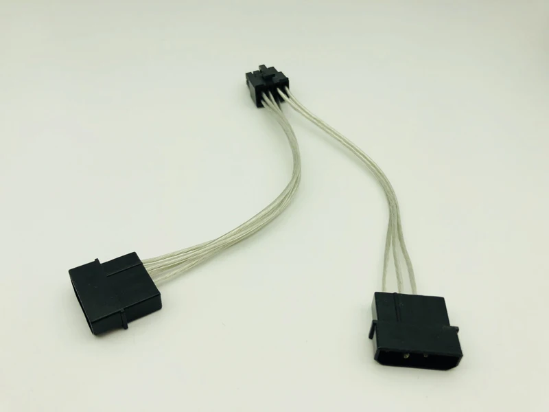 18 см 8Pin (6 + 2) к двойной 4Pin видеокарты кабель питания 4PIN 8PIN Графический карты D порт 8
