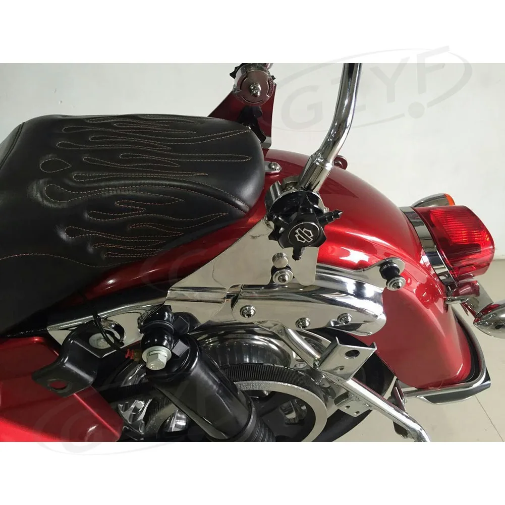 

Detachable Sissy Bar Backrest Luggage Rack For Harley Touring Street Glide Road King 2008 2009 2010 2011 2012 2013 2014-2016