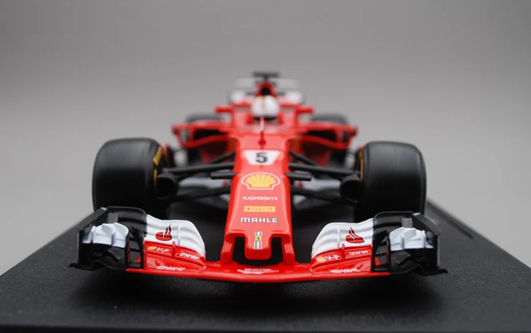1:18 Ferari F1 SF70 H Феттель № 5 моделирование гоночный автомобиль модель украшения
