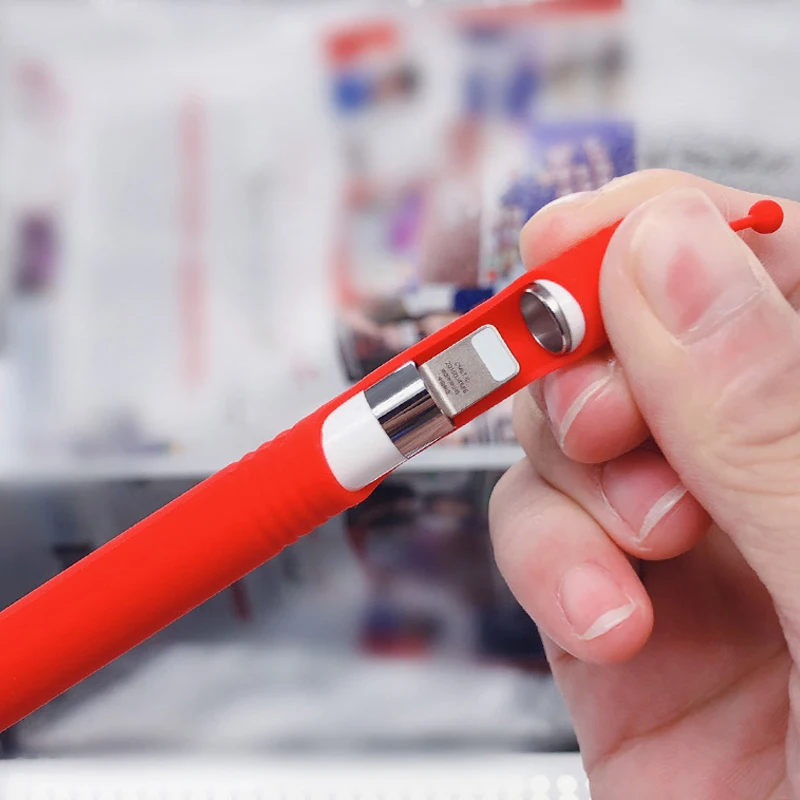 Мягкий силиконовый чехол для Apple Pencil Жесткий Чехол хранения сумка переноски iPad