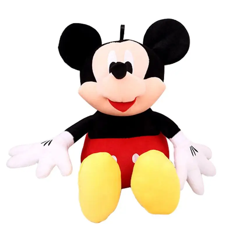 mickey 1 шт., 28 см, милые мягкие плюшевые игрушки с Микки Маусом и Минни Маус, высококачественные подарки, детские куклы для детей - Цвет: mickey