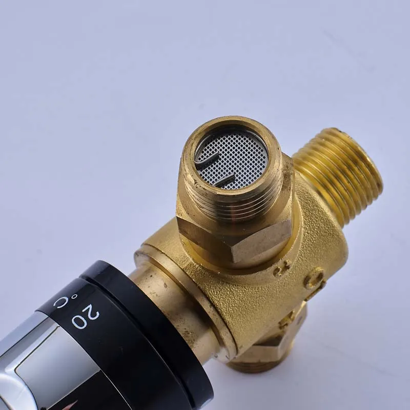 Free Shipping Brass thermostatic valve temperature mixing solar water heater parts mixer YT-5140 | Обустройство дома