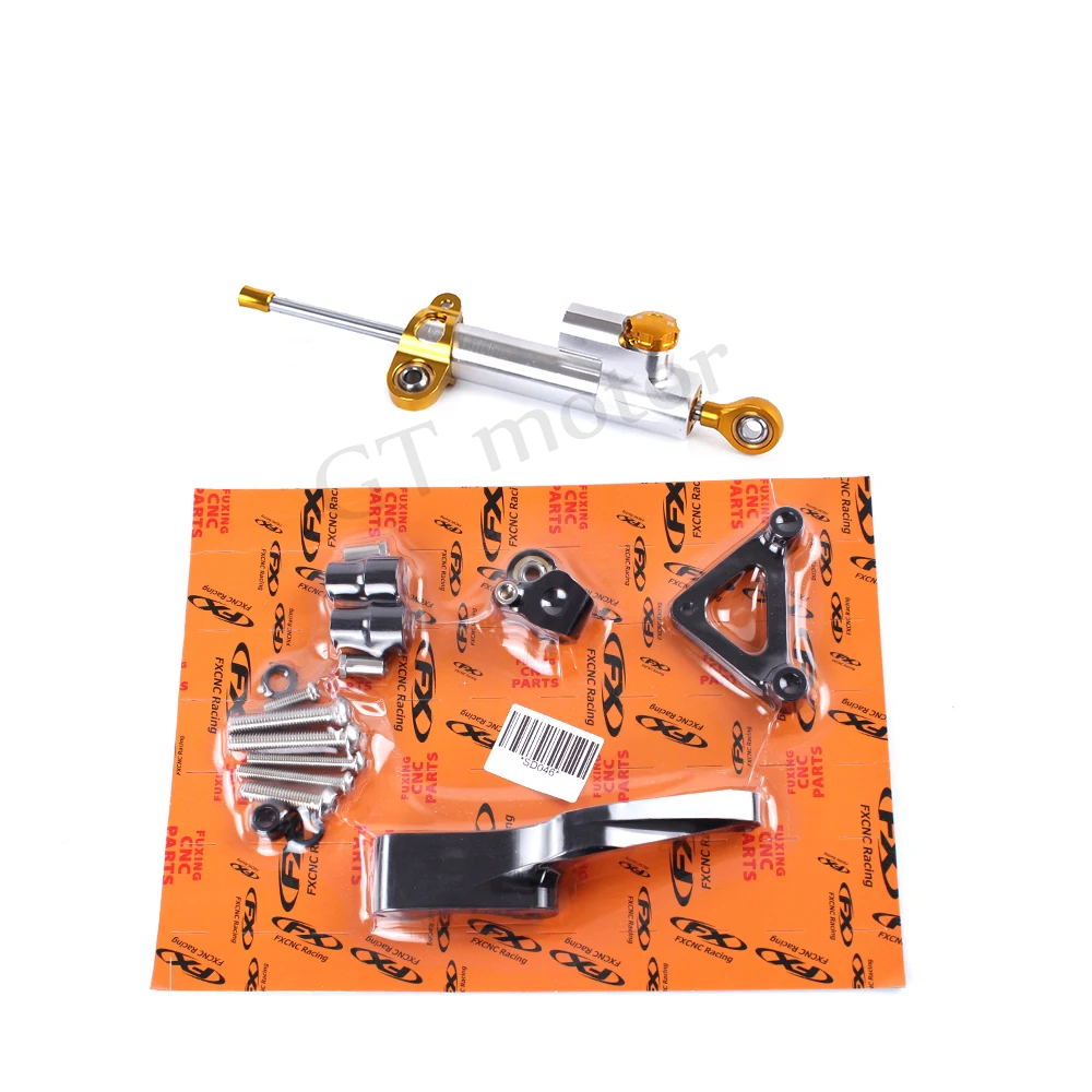 GT мотор CNC демпфер руля полный комплект для DUCATI 696 795|steering damper|steering damper motor steerdamper