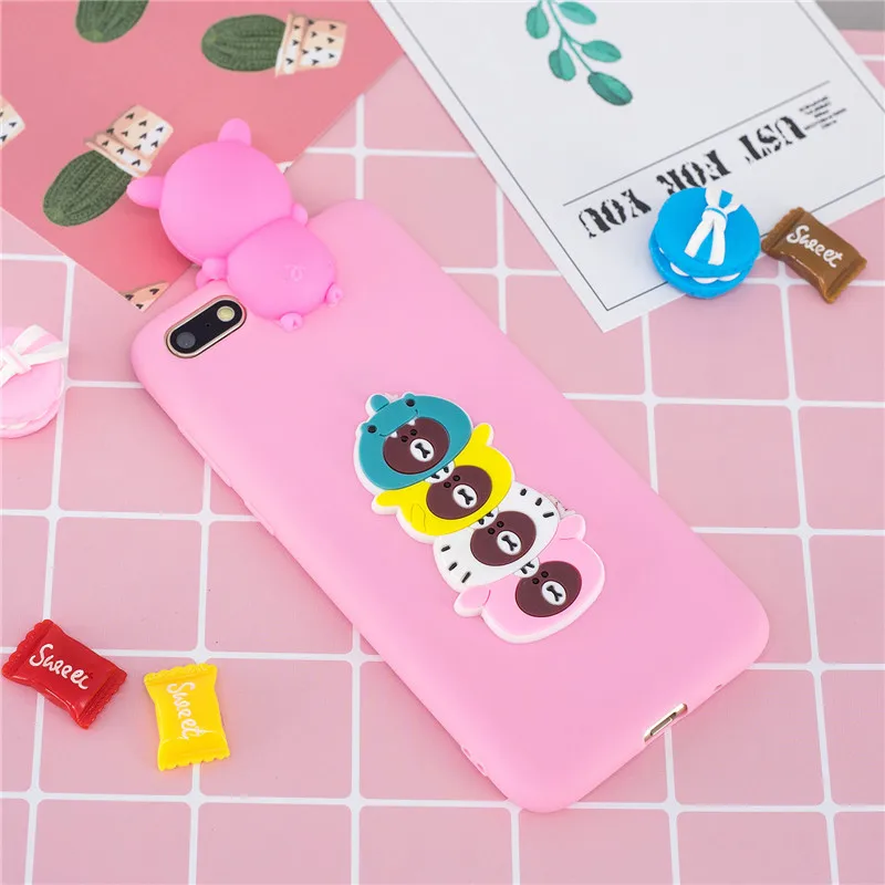 Чехол для huawei Y5, чехол для huawei Y 5 Y5 prime Y5 Lite Y5, чехол, Мультяшные 3D куклы, игрушки, конфеты, мягкий силиконовый чехол s