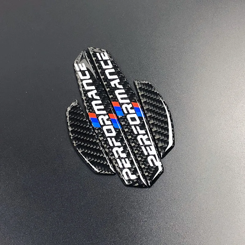 4 шт. защитные наклейки на двери автомобиля из углеродного волокна|Наклейки