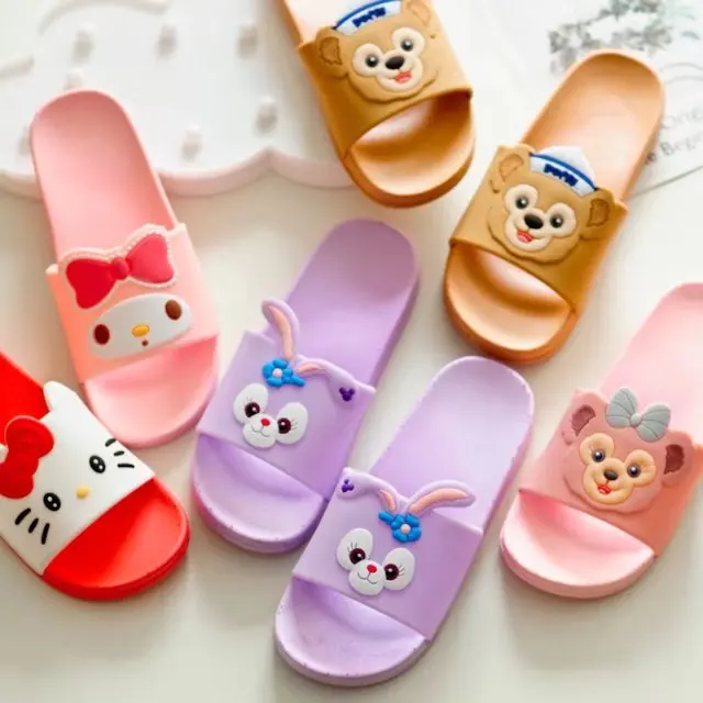 Медведь Даффи stellalou Rabbit Shelliemay hello kitty Melody сандалии, шлепанцы для женщин Подарки для девочек