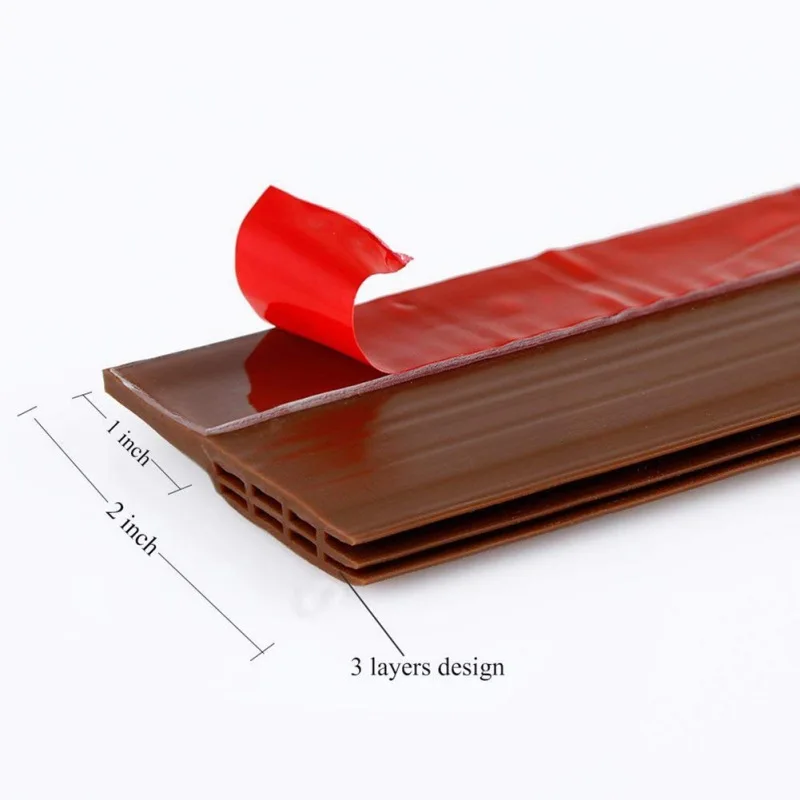 Самоклеящаяся заглушка под дверь и блокировщик двери Нижняя уплотнительная полоса погода зачистки шума заглушка изолятор двери развертки P