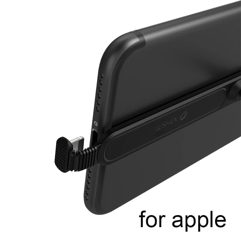 WSKEN 90 градусов изгиб телефон игры кабель для iPhone X 8 7 6 plus 5 SE для iPad Air Мини Высокоскоростной зарядный телефон USB кабель - Цвет: for apple