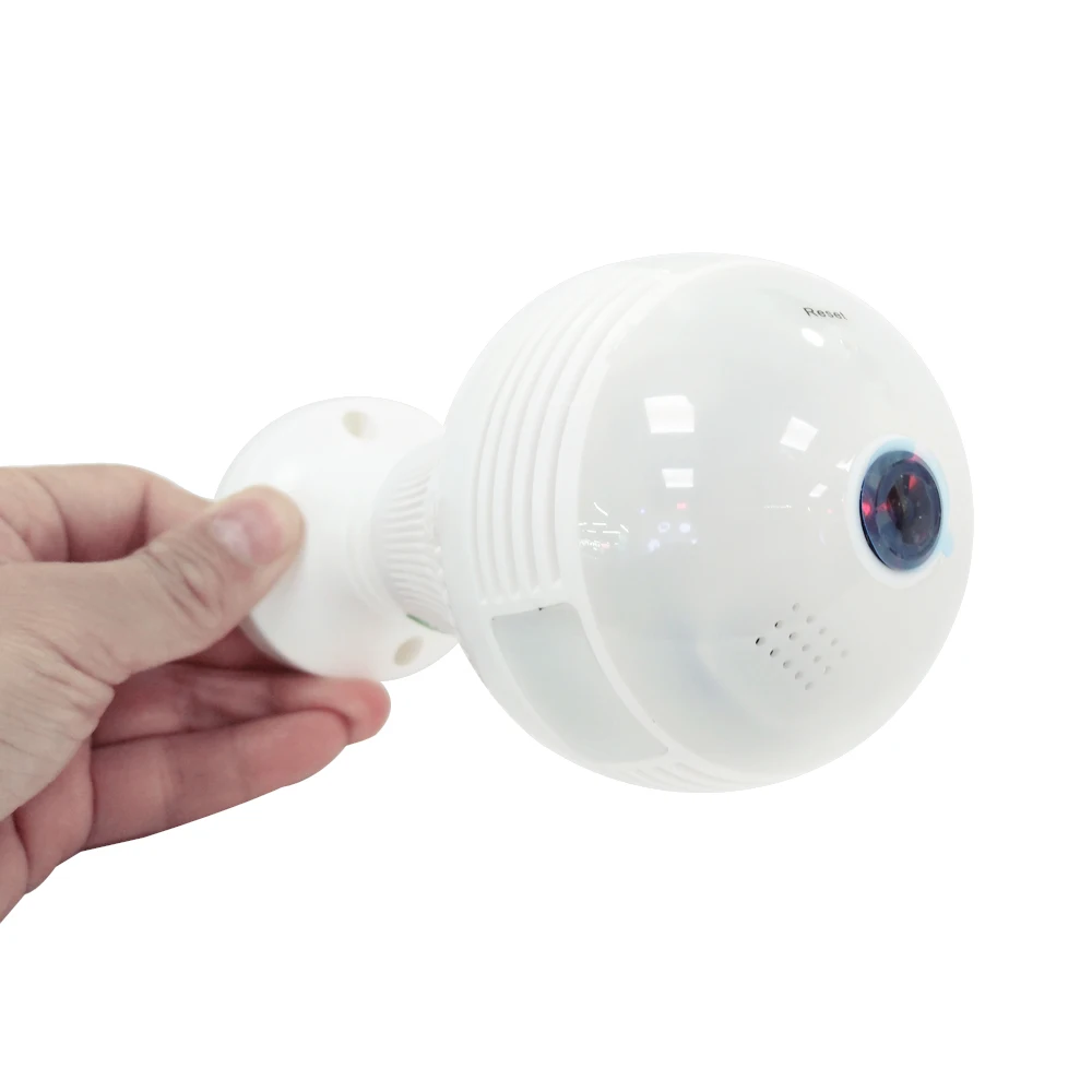 REDEAGLE 960P 1.3MP Bulb Light Wireless IP Camera Wi-fi FishEye 360 degrees CCTV 3D VR Home Security WiFi | Безопасность и защита