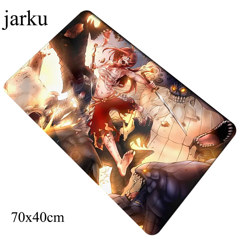 Size 700x400x3mm Коврик для мыши с изображением феи и хвоста 700x400x3 мм эргономичная компьютерная мышь игровой мат геймпад геймер для ноутбука игровой коврик для мыши офисный коврик для мыши - Цвет: Size 700x400x3mm