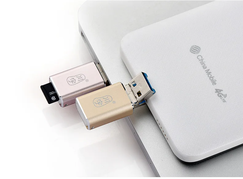 Kawau 3,0 OTG кард-ридер высокоскоростной мини-адаптер с Micro SD картой/TF слотом C326 кард-ридер для мобильного телефона