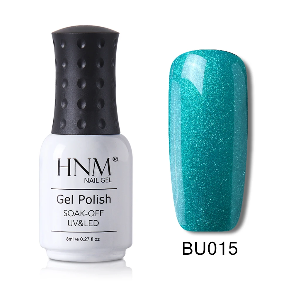 HNM 8 мл синий цвет серия Гель лак для ногтей гибридная краска Лаки Vernis Гель-лак для УФ-лампы Набор Полупостоянный маникюрный лак - Цвет: 15