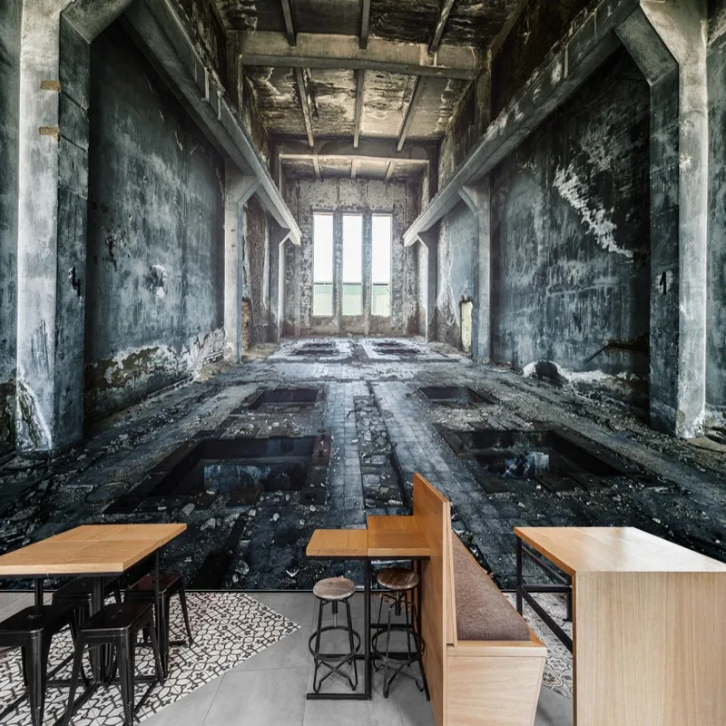 Фотообои современные персональные ностальгические обои ретро магазин черные