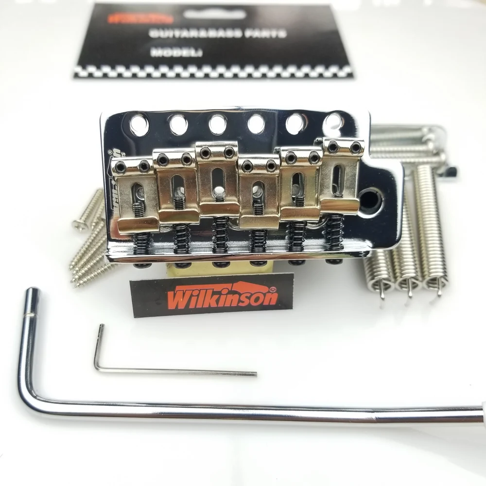 Wilkinson винтажный Тип ST электрогитара с системой тремоло мост WOV01 хром серебро