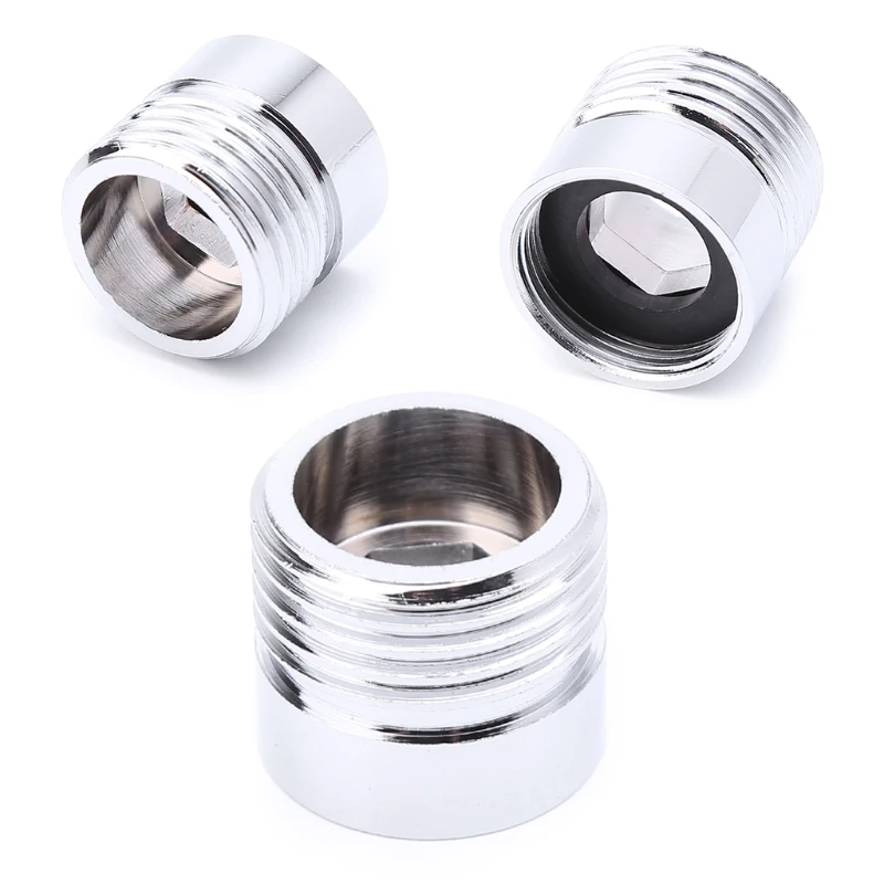 

Solid Metal Adaptor Inside Thread Water Saving Kitchen Faucet Tap Aerator Connector