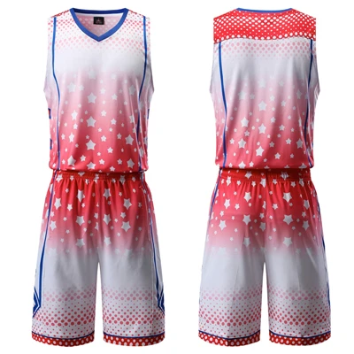 JY1707 pink white Камуфляжные баскетбольные майки из Джерси набор мужской пустой команды баскетбол форменная одежда колледж спортивные тренировочные майки Костюмы с принтом - Цвет: JY1707 pink white