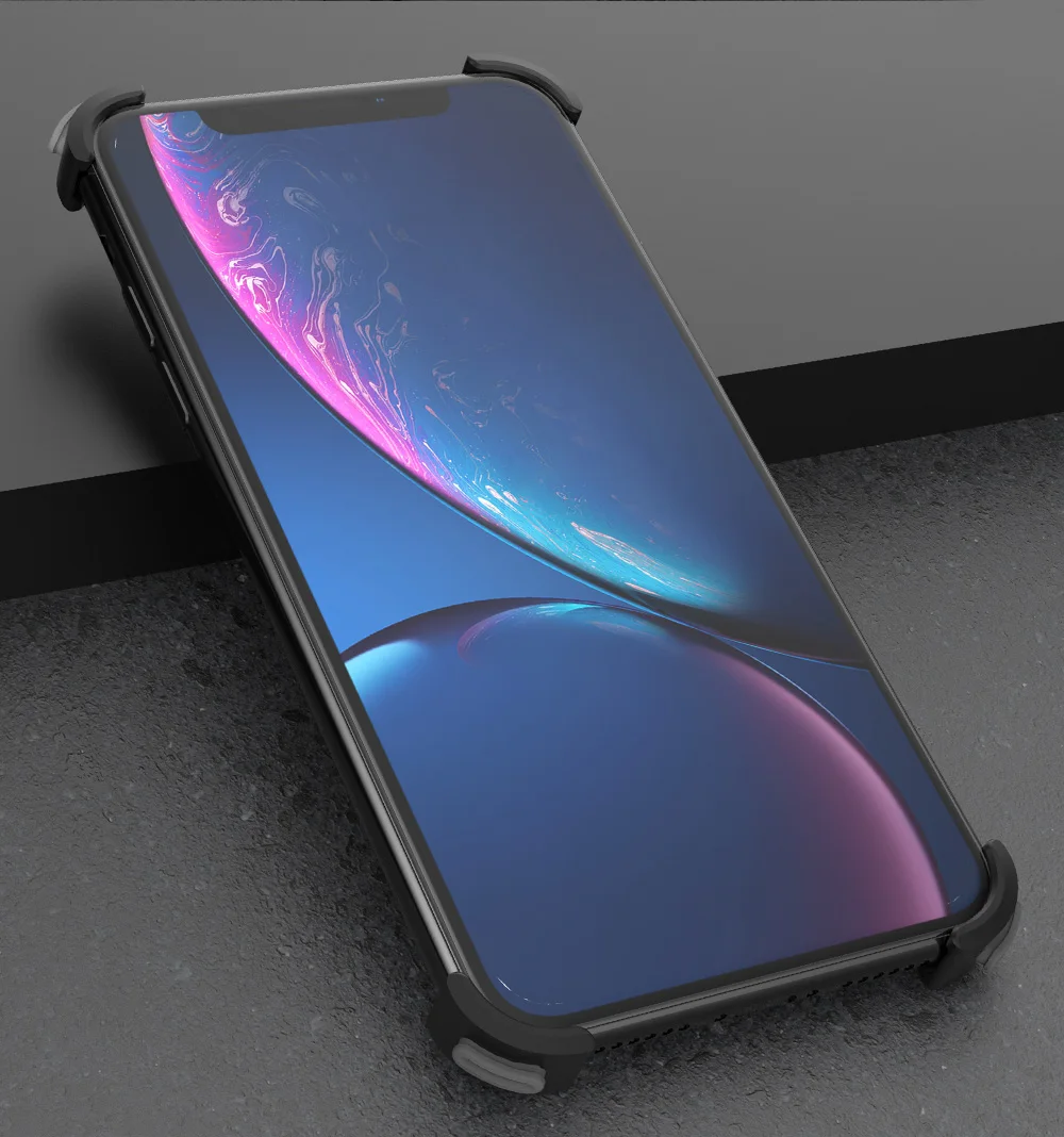 R-Just X shape механический защитный чехол для телефона для iPhone X XS задняя крышка для телефона для iPhone XS Max противоударный чехол-бампер