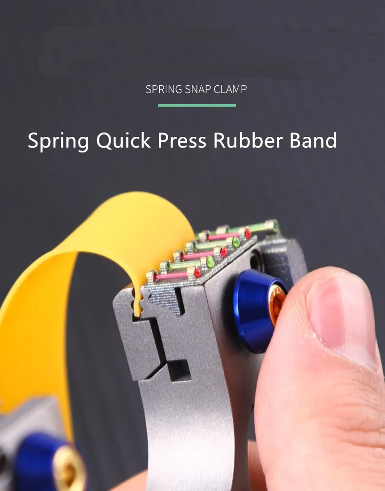 Высокое качество TC21 Рогатка из титанового сплава быстрая установка Резиновая