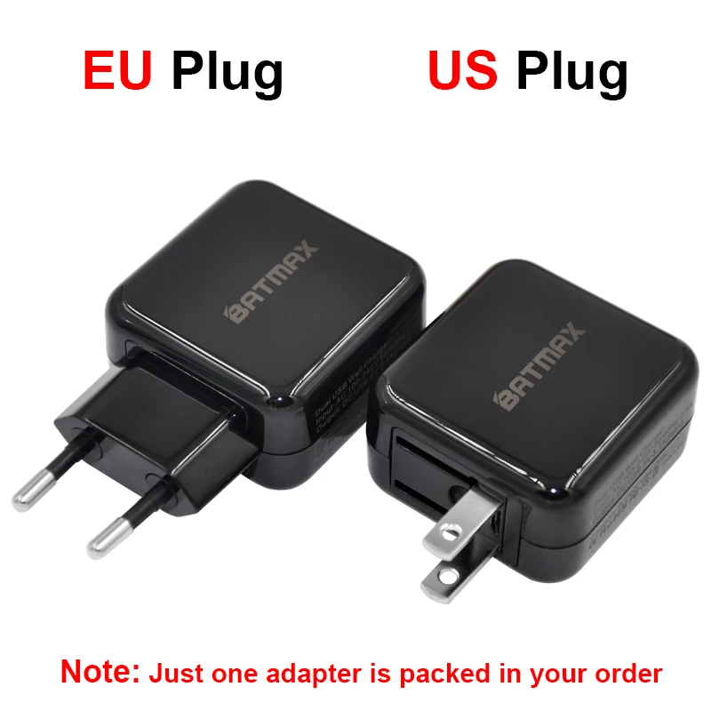 Batmax 3 шт. AHDBT 301 аккумуляторная батарея + USB двойное зарядное устройство 302 для Gopro Hero
