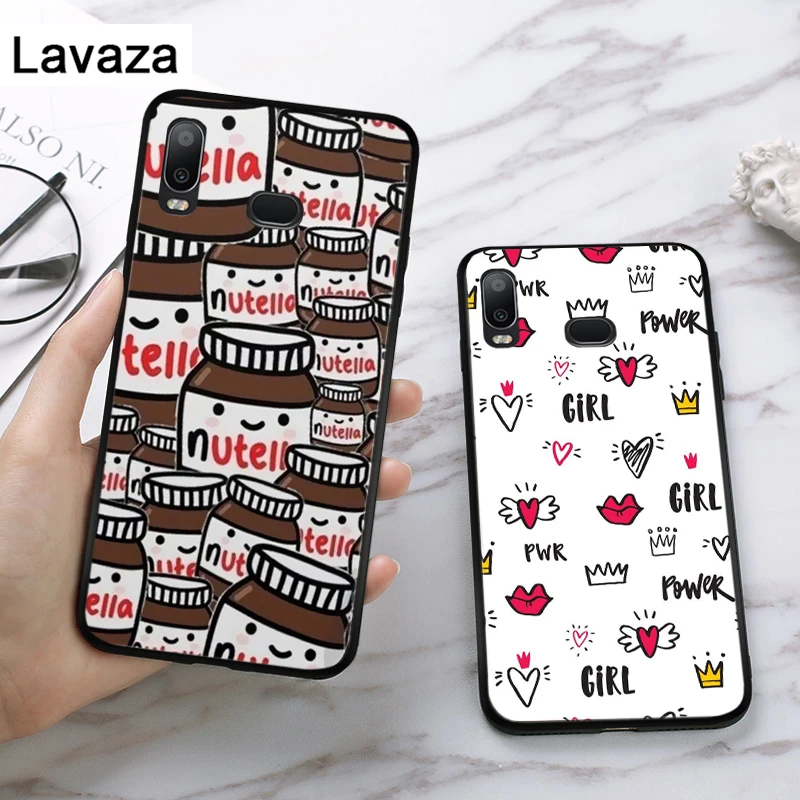 food Chocolate Nutella Silicone Case for Samsung A2 Core A3 A5 A6 Plus A7 A8 A9 A10 A30 A50 A60 A70 A10S A30S A50S A70s |