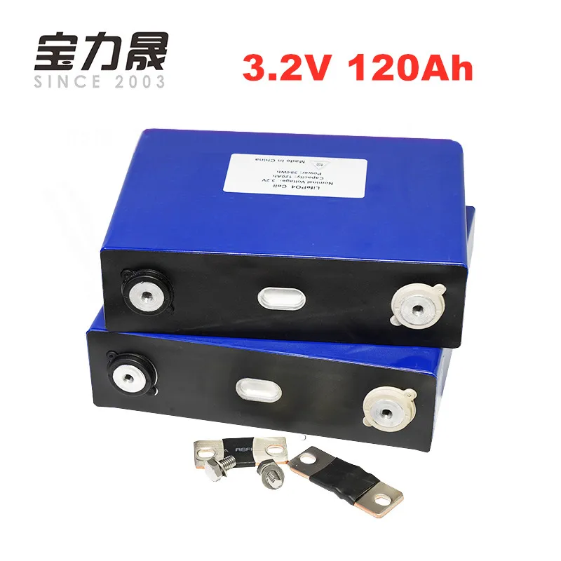 2019 Новый 3 2 V 120ah Lifepo4 аккумулятор ЕС США CA RU без налога 12 24 36 48 пакет глубокий цикл LFP