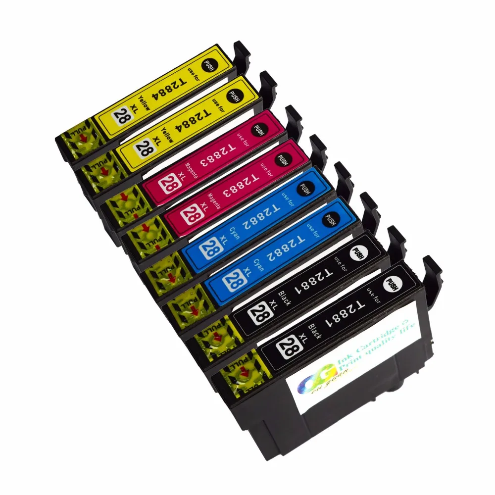Совместимый чернильный картридж 8 Pk для 288 XL Multipack работает с Epson бытовая