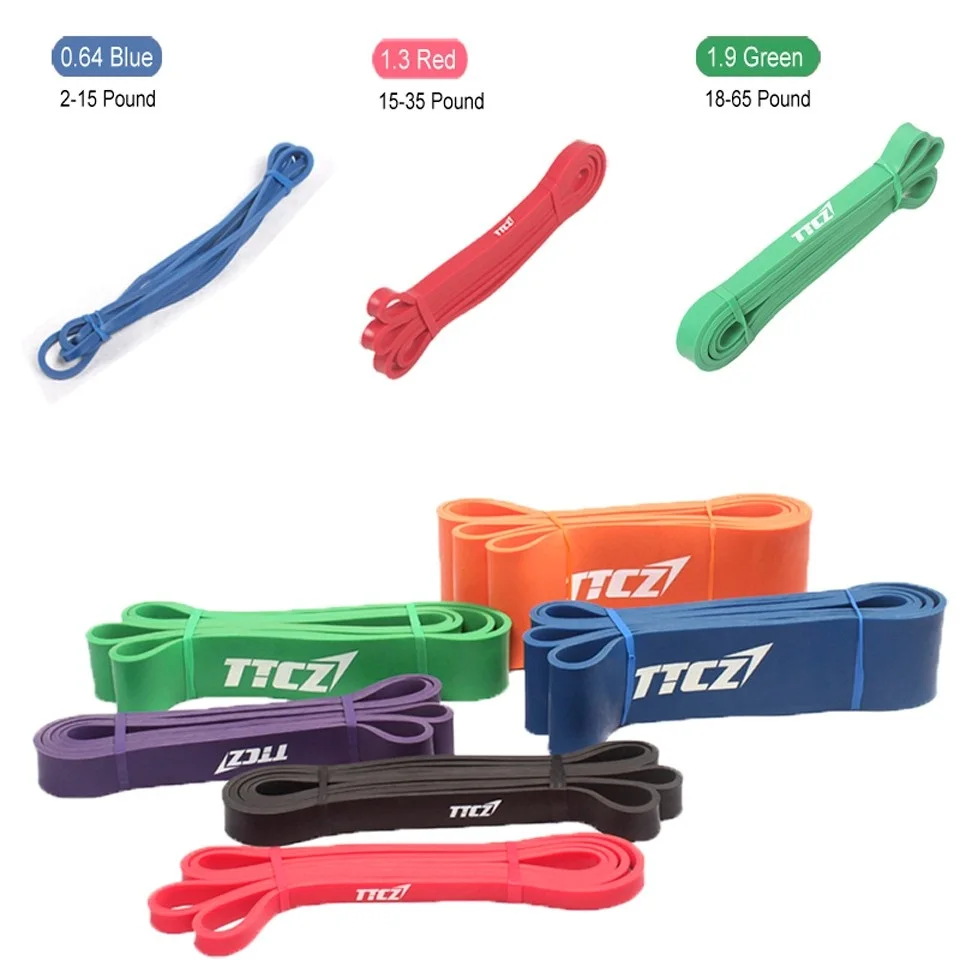 

3Pcs/Set Premium Natural Latex Fitness Resistance Rubber Expander Bands Power Exercise Pull Rope Band