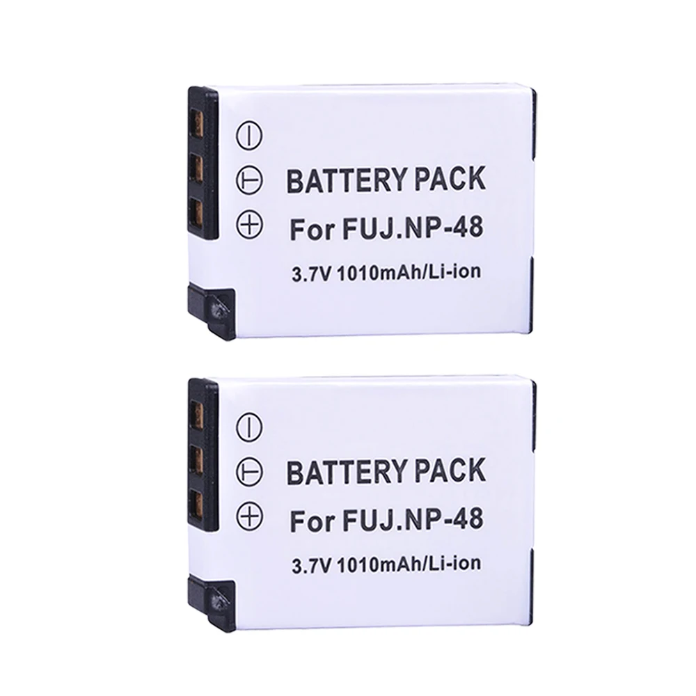 Batmax 2 шт. 1010 мАч NP-48 NP 48 NP48 Аккумулятор для камеры Fujifilm XQ1 XQ2 | Электроника