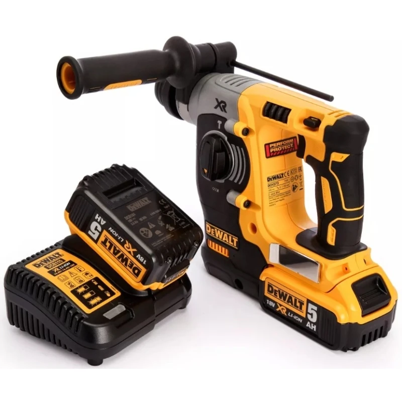 Перфоратор аккумуляторный DeWalt DCH273P2 (2 Li ion батареи 18В 5 Ач сила удара 2 1 Дж