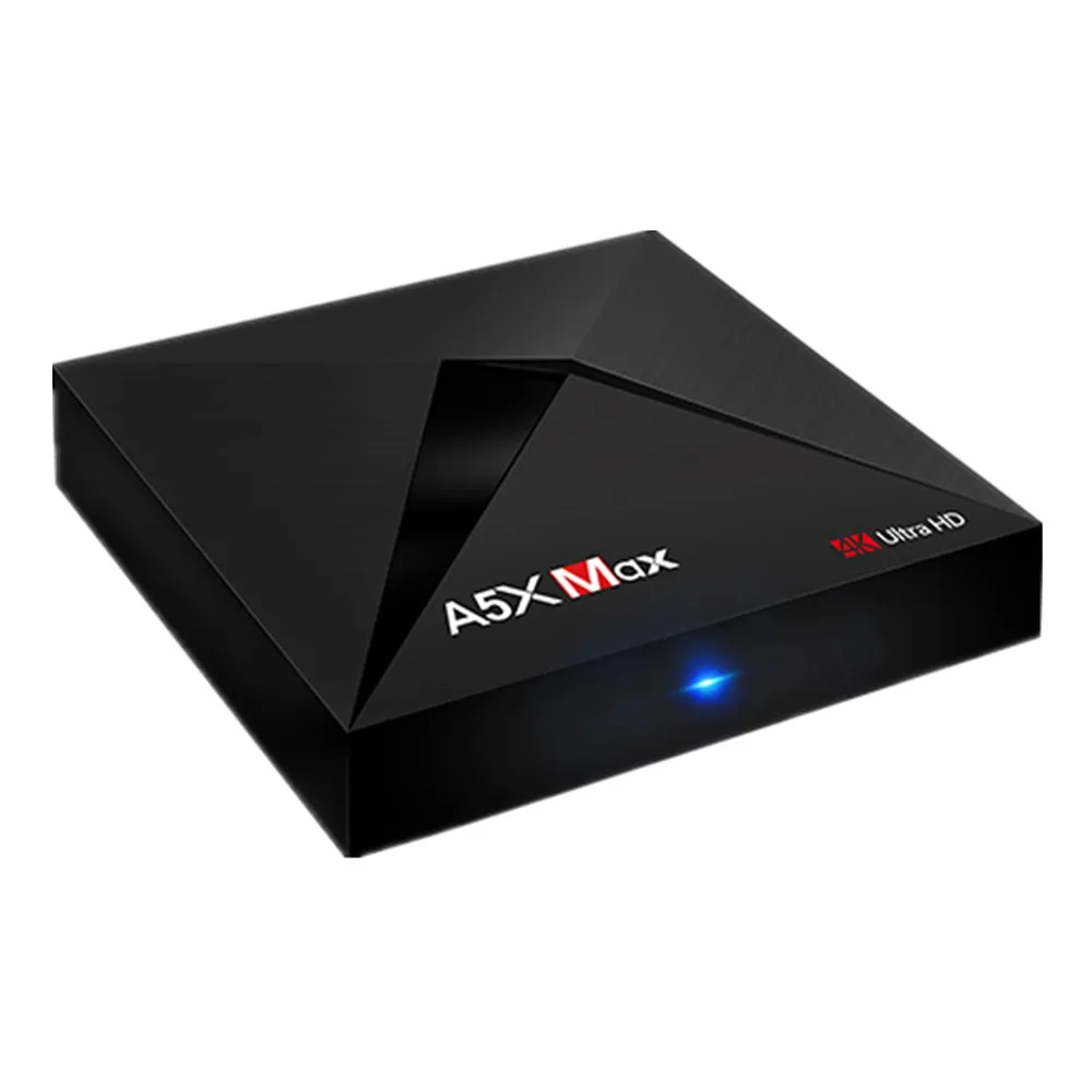 A5X MAX Android 8 1 ТВ коробка RK3328 4 ГБ Оперативная память + 32 Встроенная 2.4g WiFi BT4.0