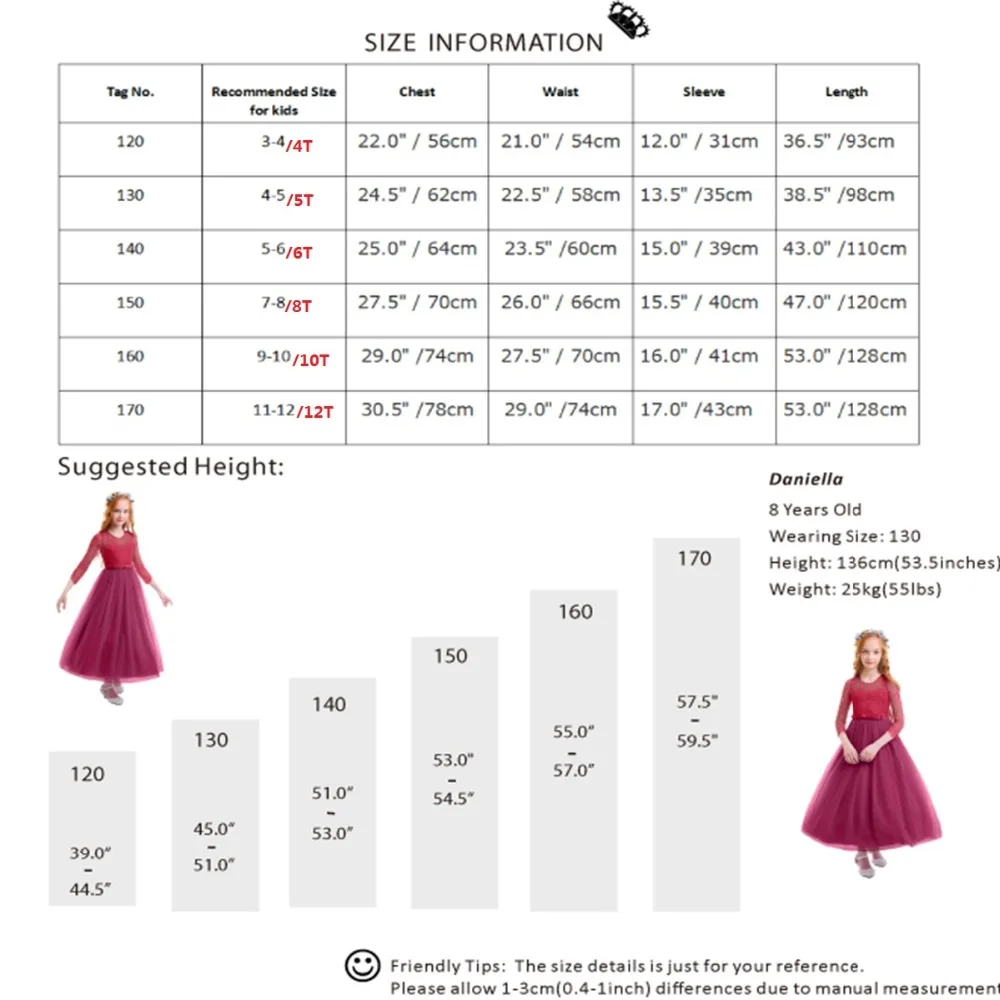 

Elegant Girls Dress Baby Kid Long Sleeve Lace tulle Maxi Long Dress Fashion Birthday Wedding Bridesmaid Girls Princess Dress