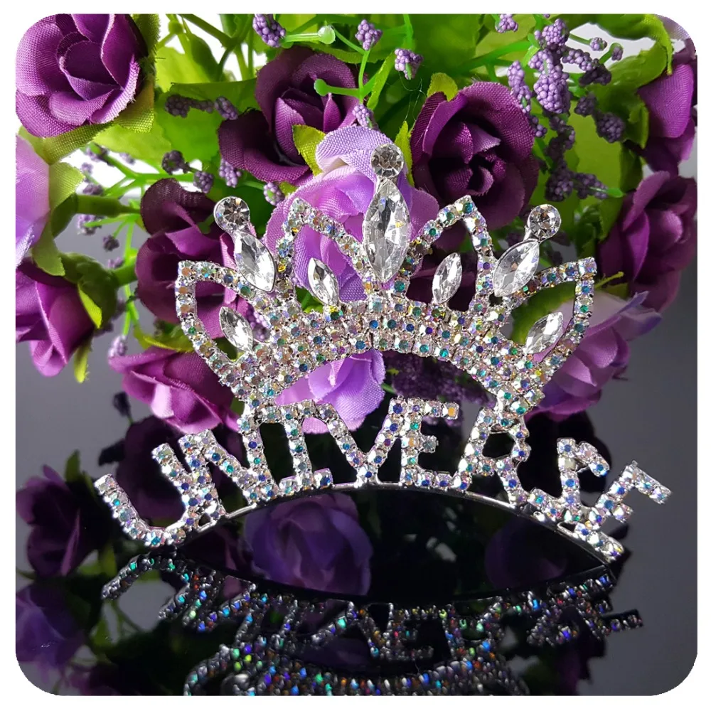 Великолепные стразы Вселенная королева броши конкурс красоты корона булавка |