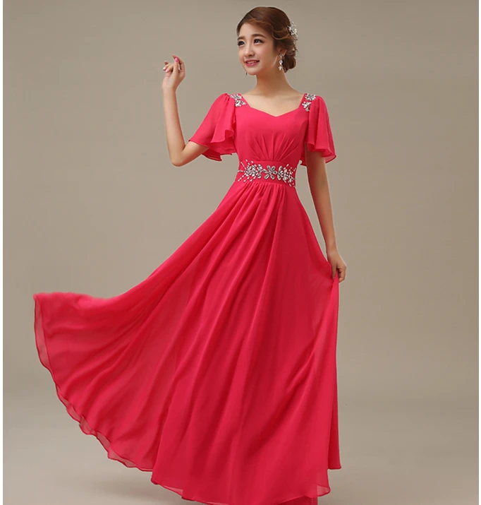 Robe новинка модное ярко-розовое фуксия красное черное элегантное с v-образным