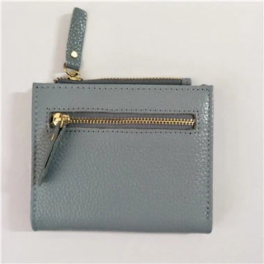 Type B light blue Западный благоприятный женский кошелек из коровьей кожи, Женский кошелек на молнии и застежке, Женский кошелек, модные женские кошельки - Цвет: Type B light blue