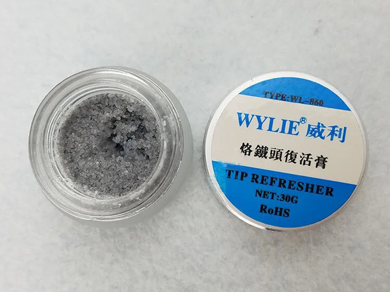 

Jyrkior WL-860 30g Solder Iron Tip Refresher Cream Cleansing/Refreshing Oxidized Solder Iron Tip Repair Tools