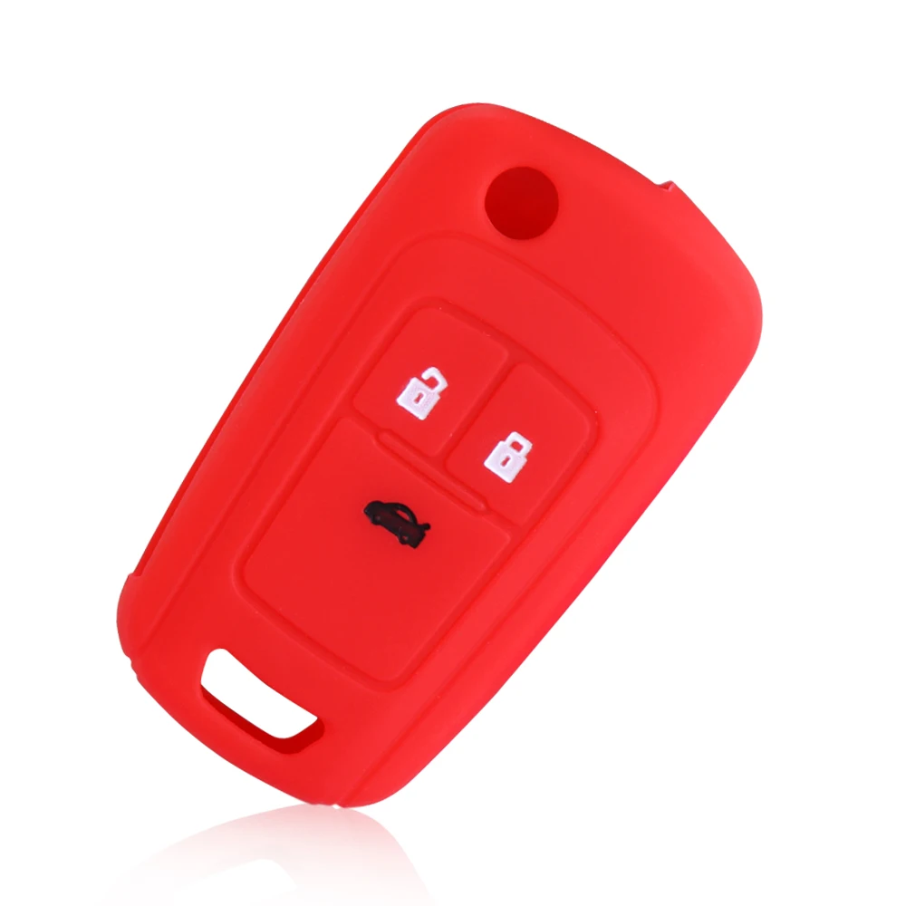 Силиконовый чехол для автомобильного ключа набор Chevrolet Cruze 2009 2015 Spark Onix Silverado Volt