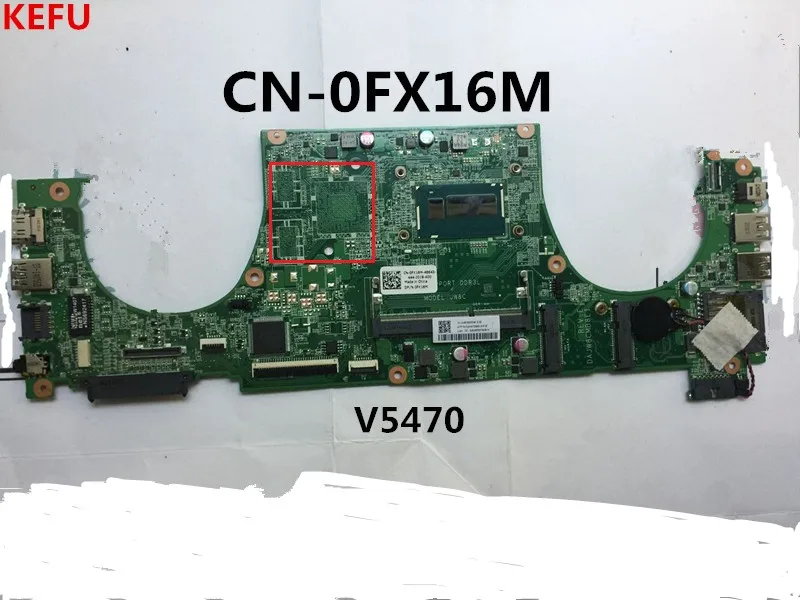 KEFU CN 0FX16M DAJW8CMB8E1 для материнской платы ноутбука Dell V5470 100% протестирован Быстрая