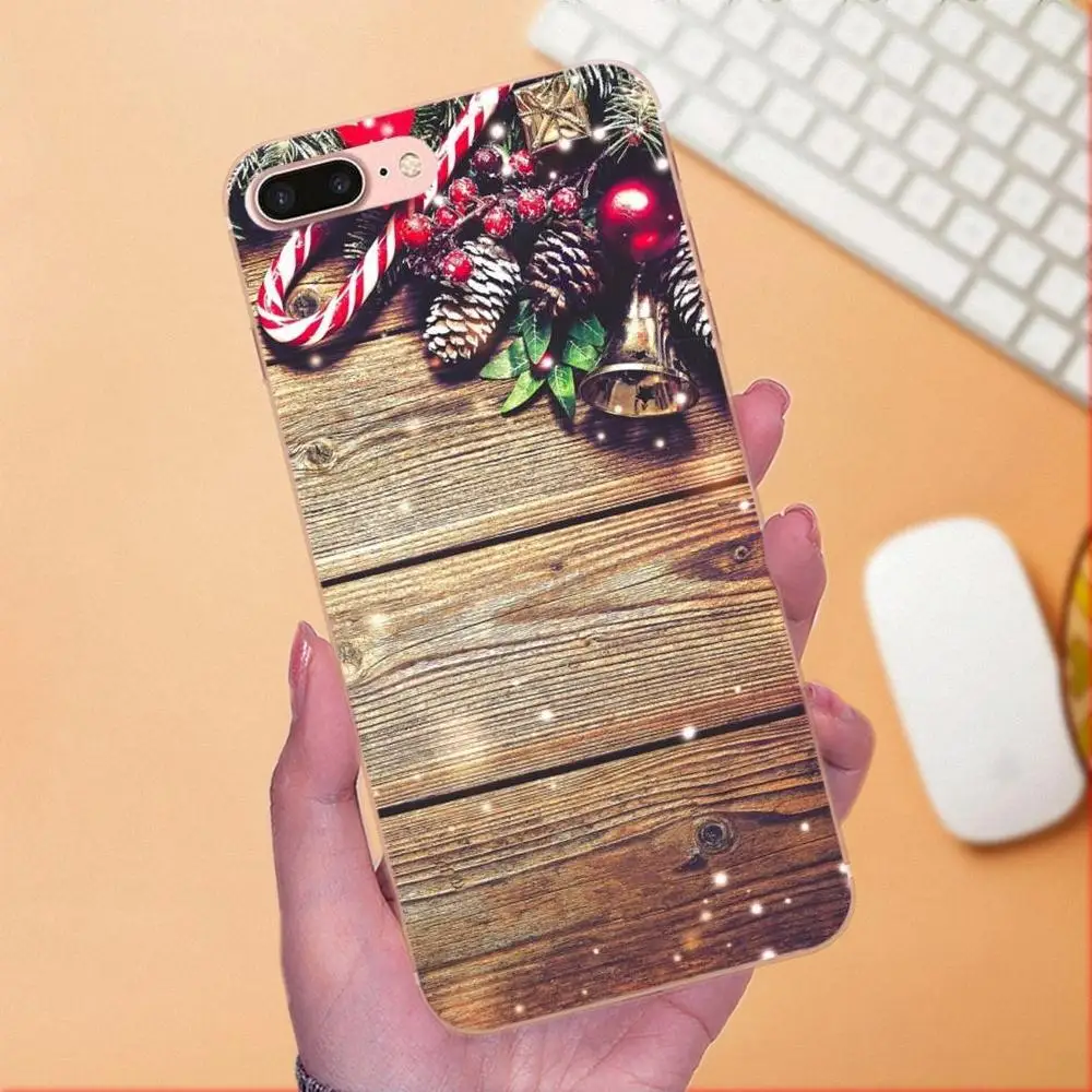 Для Xiaomi Redmi Note 2 3 3S 4 4A 4X 5 5A 6 6A Pro Plus ТПУ телефон с сердечками новым годом и