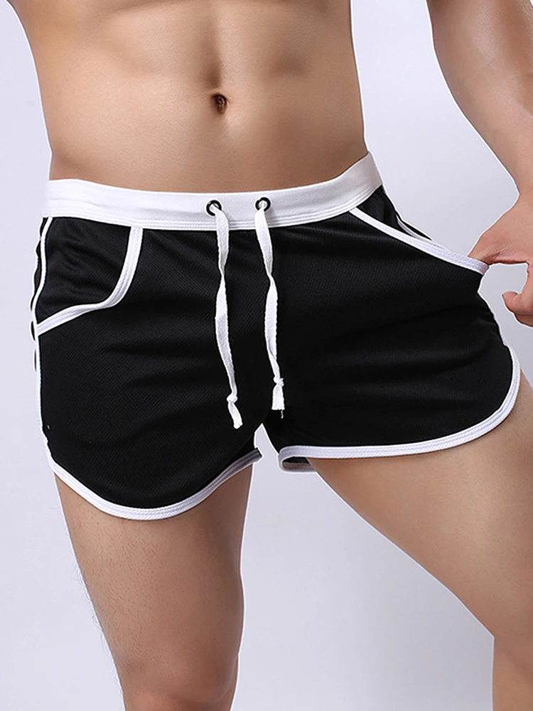 New Men's Beach Short Trunks Summer Casual Shorts Sexy Mens Shorts Quick Dry Clothing Beach Holiday Black Shorts For Male